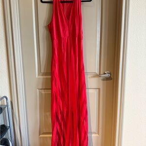 Trendy Boutique Vibrant Red Maxi Dress